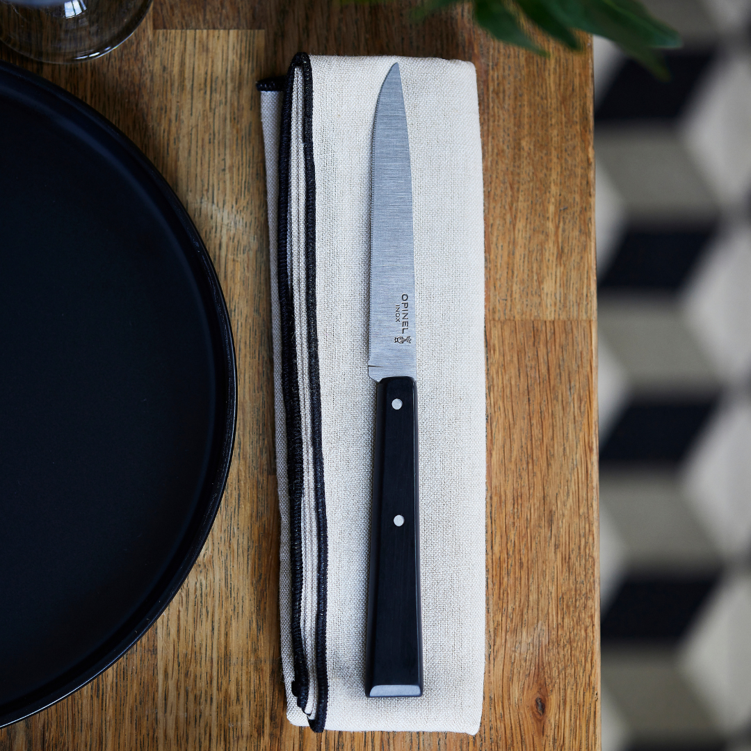  Opinel Set of 4 Bon Appetit Steak Knives - Southern Olive Wood: Steak  Knife Sets: Home & Kitchen