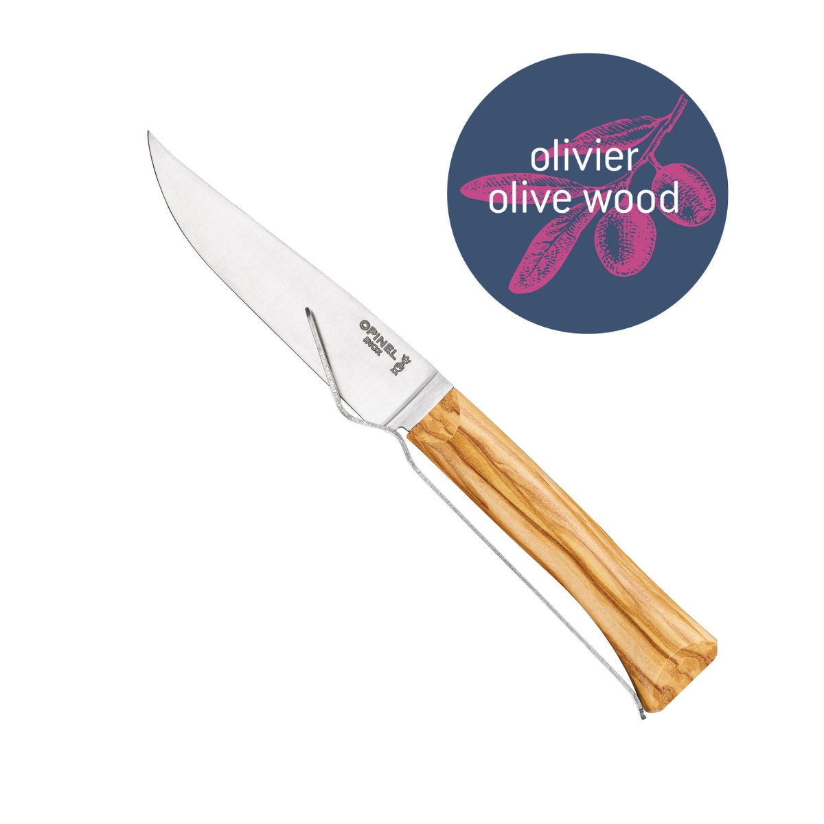 Cheese Knife and Fork Set - Olive Wood