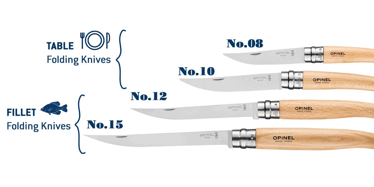 Opinel No 12 Slim - Folding Fillet Knife - Padouk - Stainless Steel - DLT  Trading