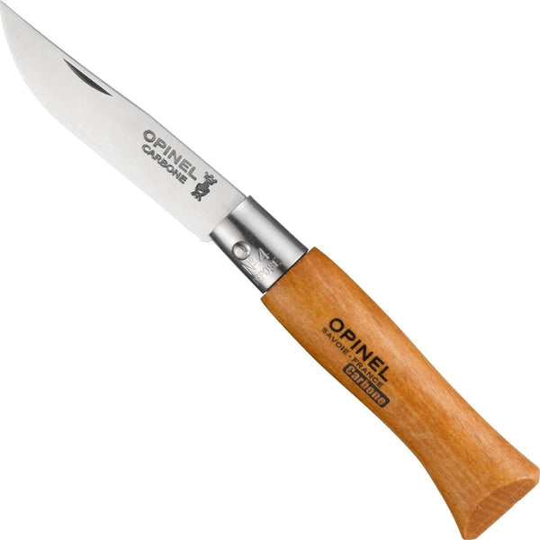 Messer Opinel Steel Carbon Locking Beech Wood Folding Knife France