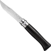 No.08 Ebony Polished Stainless Steel Folding Knife-OPINEL USA