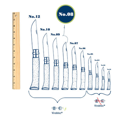 No.08 Stainless Steel Folding Knife-OPINEL USA