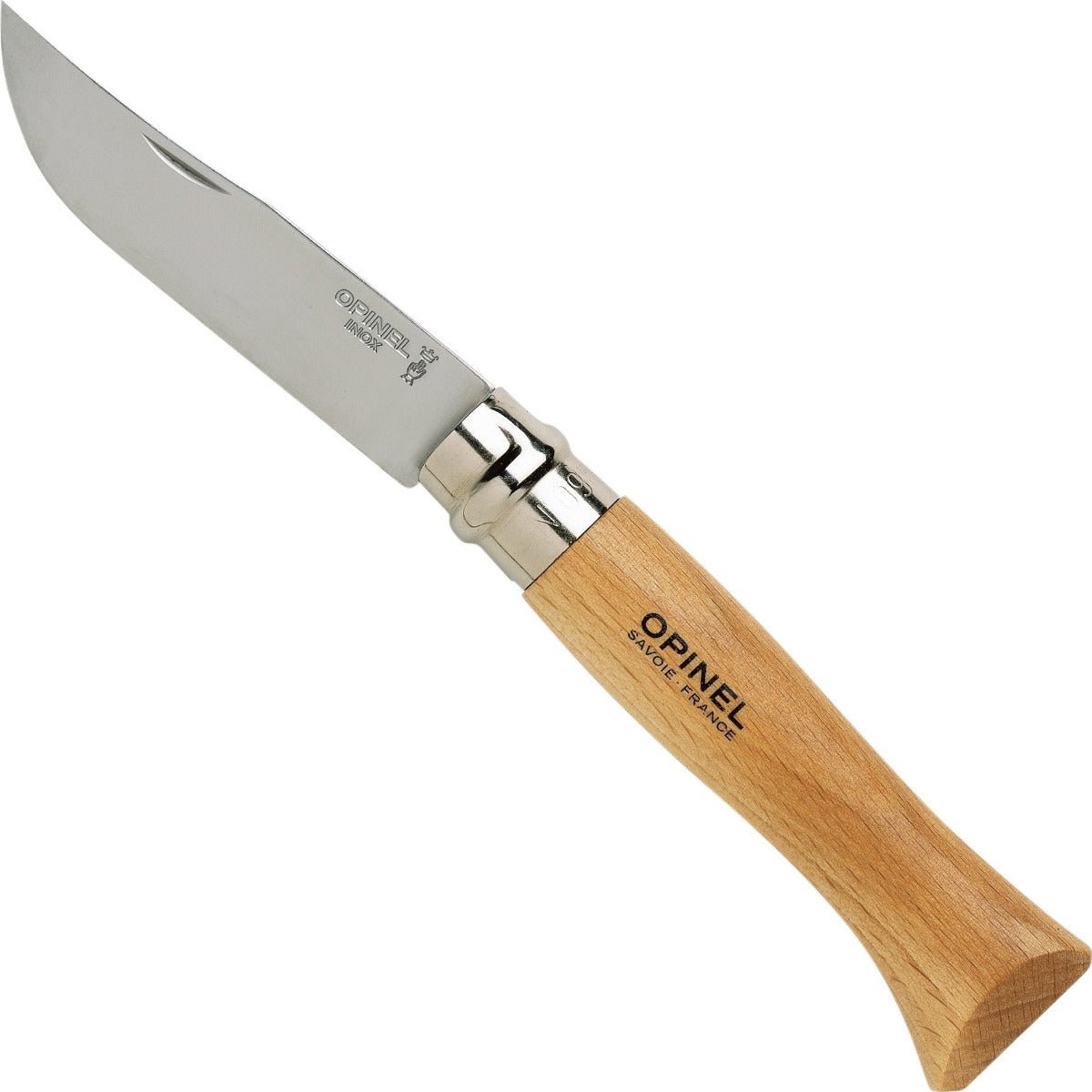 No.09 Beech Wood Stainless Steel Folding Knife