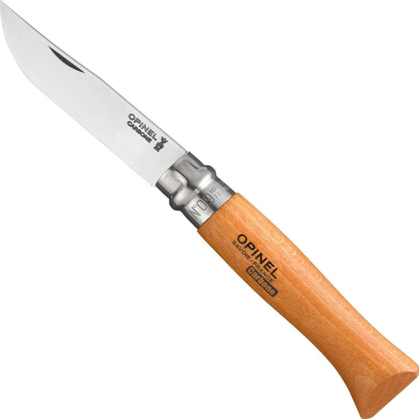 Opinel No.9 Traditional 3.51 Stainless Folding Knife - Made in France –  Urbantoolhaus (Singapore) Pte Ltd