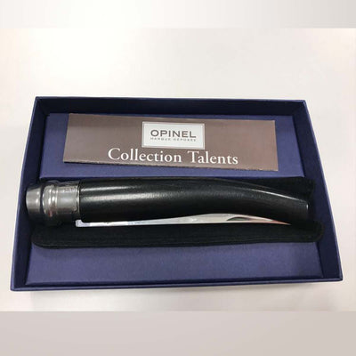 No.10 Effilé Stainless Steel Slim Folding Knife - Ebony-OPINEL USA