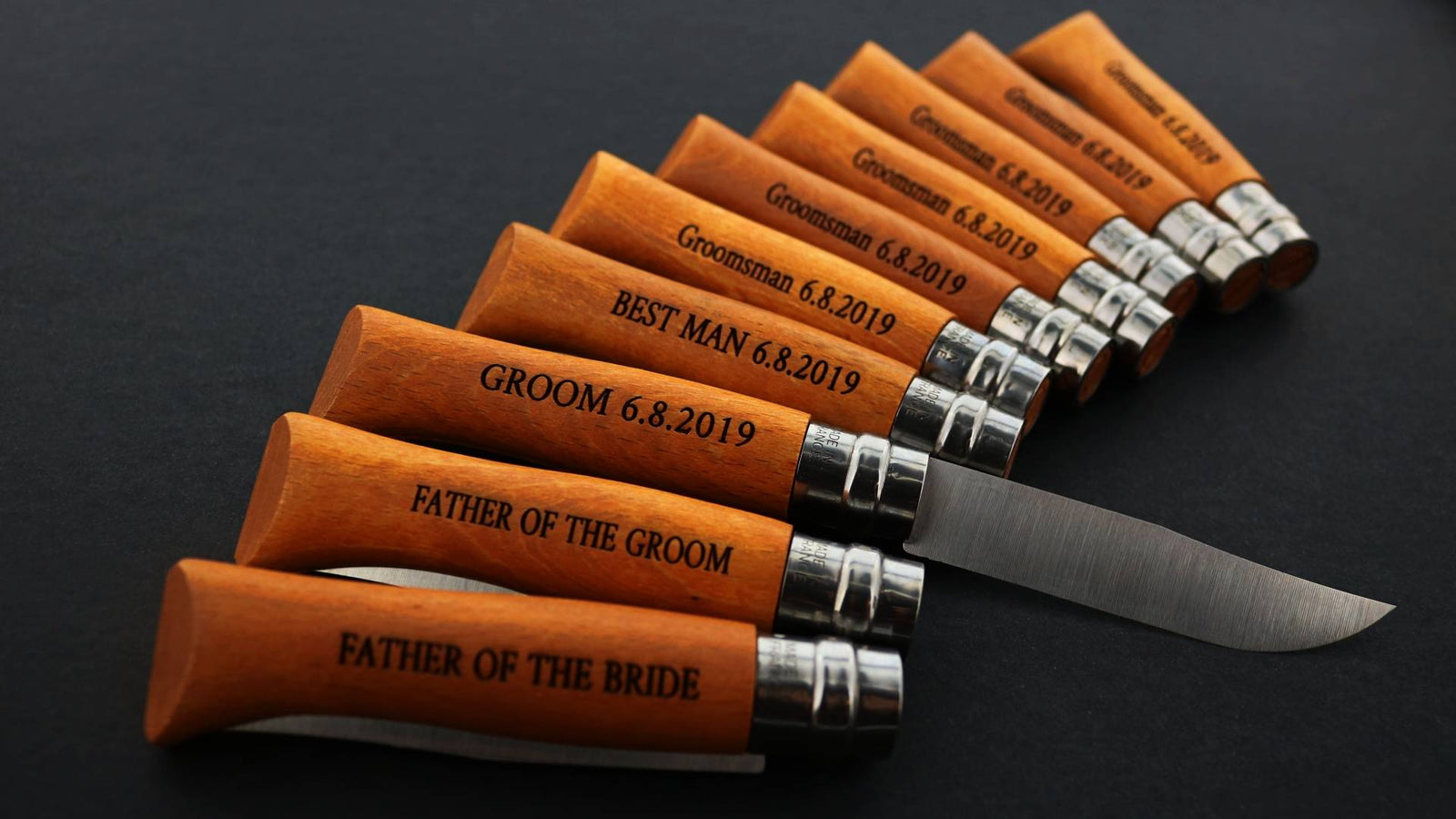 Personalized Steak Knives, Steak Knife Set, Groomsmen Gift, Wedding Party  Gifts, Personalized Gifts Wood Handle Flatware Groomsman Gift 