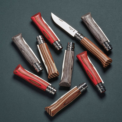 No.08 Laminated Birch Folding Knife-OPINEL USA