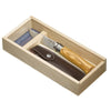 No.08 Olive Wood Folding Knife with Sheath-OPINEL USA