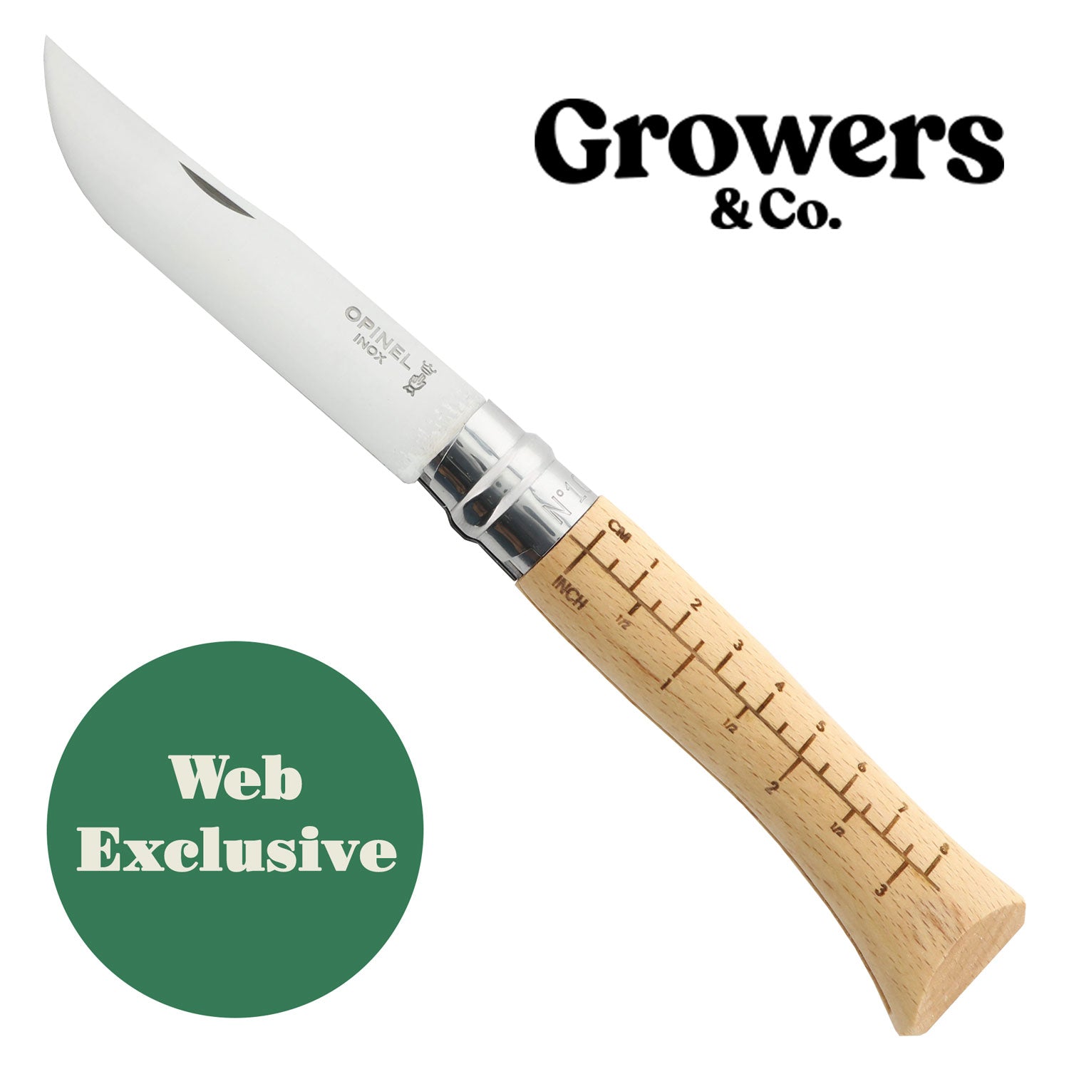 Opinel x Growers & Co. Couteau de récolte n°10