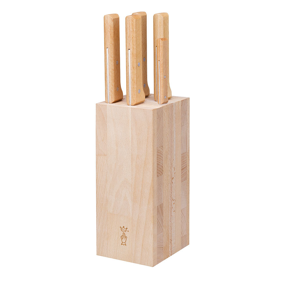 Knock On Wood 5-piece Cutlery Block Set